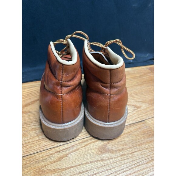 VINTAGE Weinbrenner Chukka Boots Leather Made In USA Ankle Mens Size 10W Moc Toe main image 5